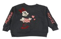 Antracitová mikina s Minnie George