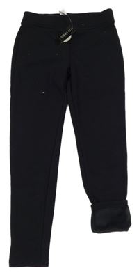 Nové - Tmavomodré zateplené legíny Dunnes stores