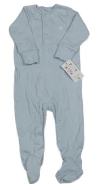 Nové - Světlemodrý overal s medvídkem Matalan