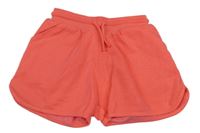 Neonově růžové teplákové kraťasy Next