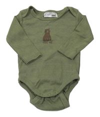 Khaki body s medvědem Ergee