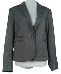 Dámské černo-bílé melírované sako H&M