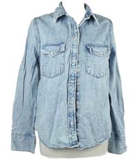 Dámská světlemodrá riflová halenka H&M