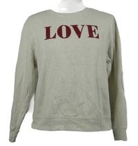 Dámská béžová mikina s nápisem Tchibo