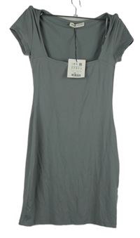 Nové - Dámské šedé šaty Pull&Bear 