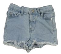 Světlemodré riflové kraťasy Denim Co