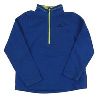 Modrá fleecová funkční mikina Decathlon