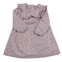 Růžovo-bílé šaty s listy Primark