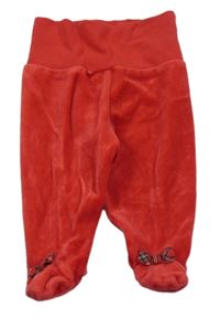 Červené sametové polodupky s mašličkou Mayoral