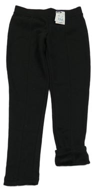 Nové - Černé teplé legíny Primark
