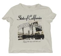 Bílé tričko s obrázkem Zara