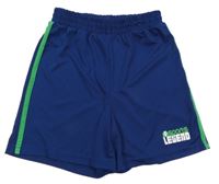 Modro-zelené sportovní kraťasy