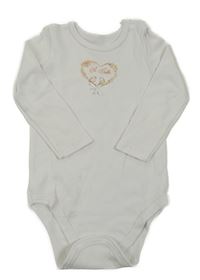 Bílé body s ptáčky Hello Baby