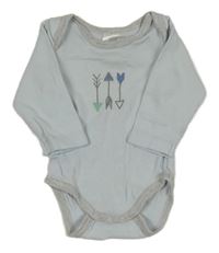 Modro-šedé body se šípy 
