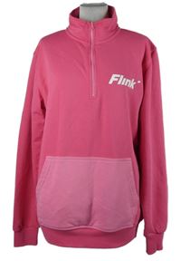 Dámská růžová mikina s nápisem a klokankou 