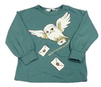 Zelená mikina s sovou - Harry Potter H&M