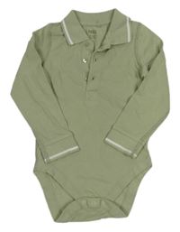 Khaki body s límečkem M&S