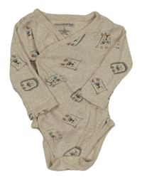 Béžové zavinovací body se zvířaty Orchestra