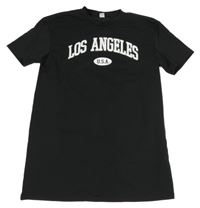 Černé tričko s nápisem Shein