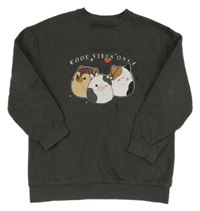 Tmavošedá mikina s potiskem - Squishmallows 