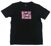 Černé tričko s nápisem Jack&Jones
