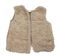 Starorůžová kožešinovo/pletená vesta Primark
