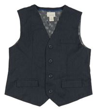 Tmavomodrá slavnostní vesta Monsoon