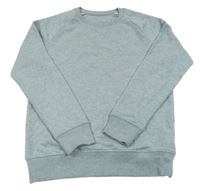 Světlemodrá melírovaná mikina