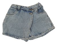 Světlemodré riflové sukňové kraťasy Yigga