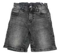 Šedé riflové kraťasy Zeeman