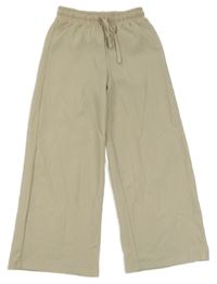 Béžové vzorované culottes kalhoty F&F