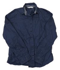 Tmavomodrá košile H&M