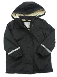 Černá nepromokavá jarní bunda s kapucí PRIMARK