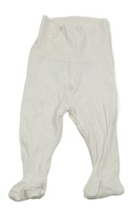 Bílo-růžové puntíkaté polodupky H&M