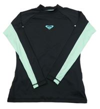 Černo-mátové funkční thermo triko s logem ROXY