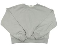 Světlešedá crop mikina H&M