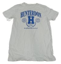 Bílé tričko s písmenkem a nápisem ZEEMAN