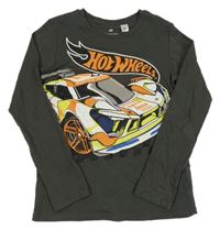 Tmavošedé triko s autem - Hot Wheels H&M