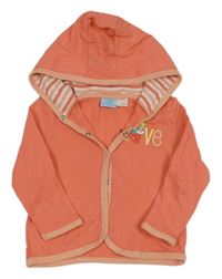 Korálová lehká propínací mikina s Lolou a kapucí - Looney Tunes