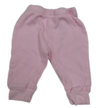 Růžové lehké tepláky