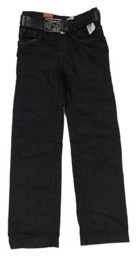 Nové - Tmavomodré rifle s páskem C&A