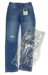 Nové - Modré skinny rifle s prošoupáním C&A