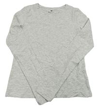 Šedé melírované triko H&M
