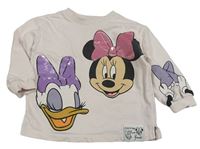 Smetanová mikina s Daisy a Minnie Next