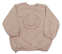 Světlerůžová mikina se smajlíkem George