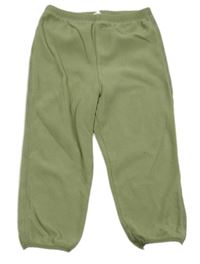 Khaki fleecové tepláky H&M