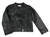 Černý koženkový křivák only 