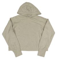 Světlebéžový crop svetr s kapucí Page one young