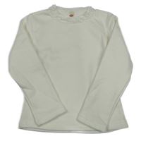 Bílá mikina s krajkou 