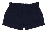 Tmavomodré teplákové kraťasy